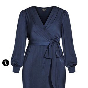 City Chic Navy Dress